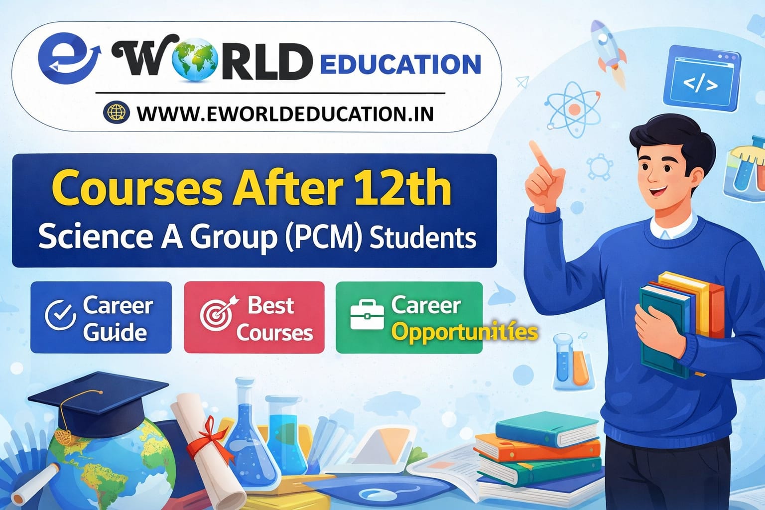 Courses After 12th Science A Group ( PCM ) – Complete Career Guide for Students